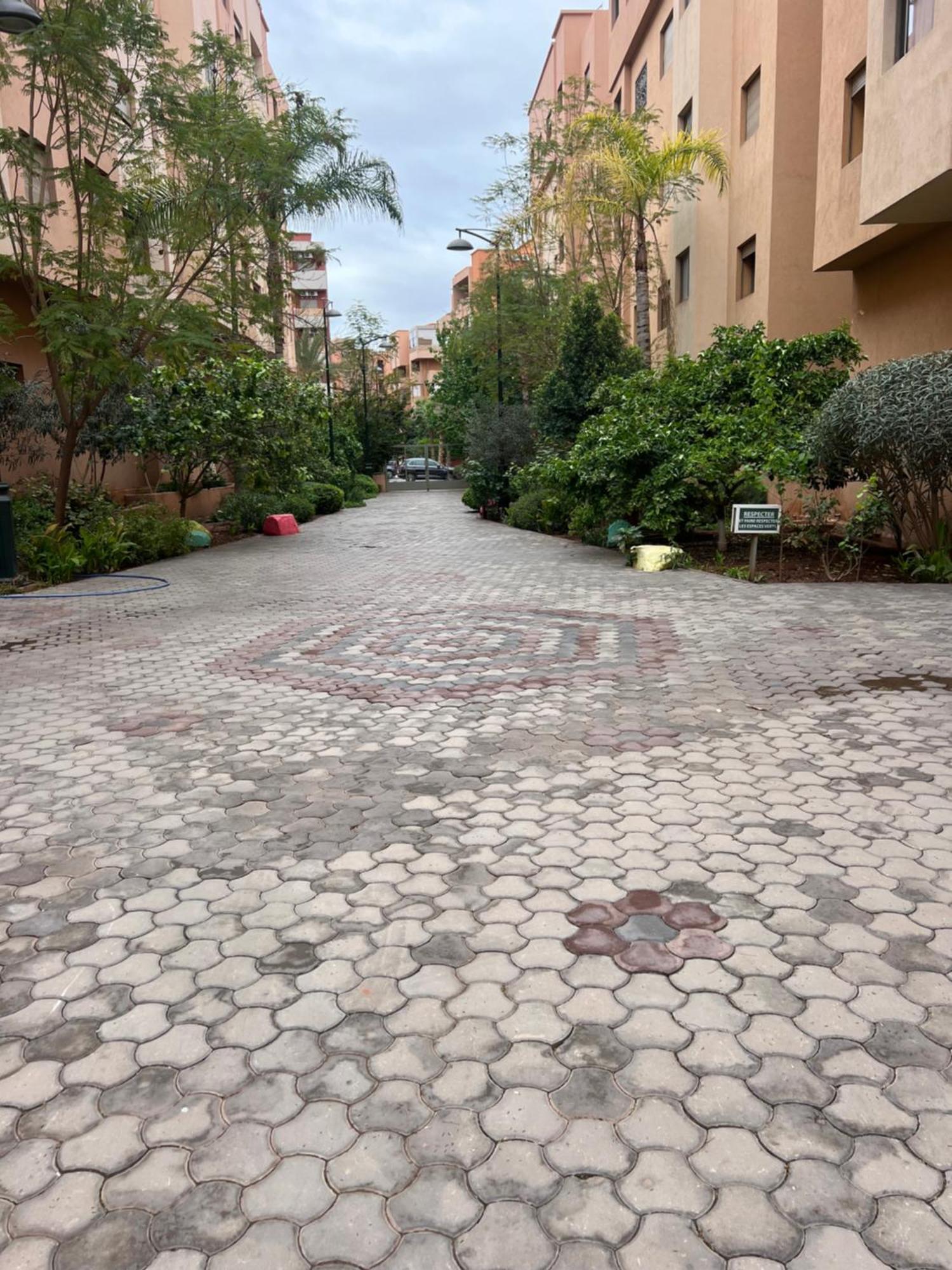 Appartement Safran Avec Piscine Marraquexe Exterior foto